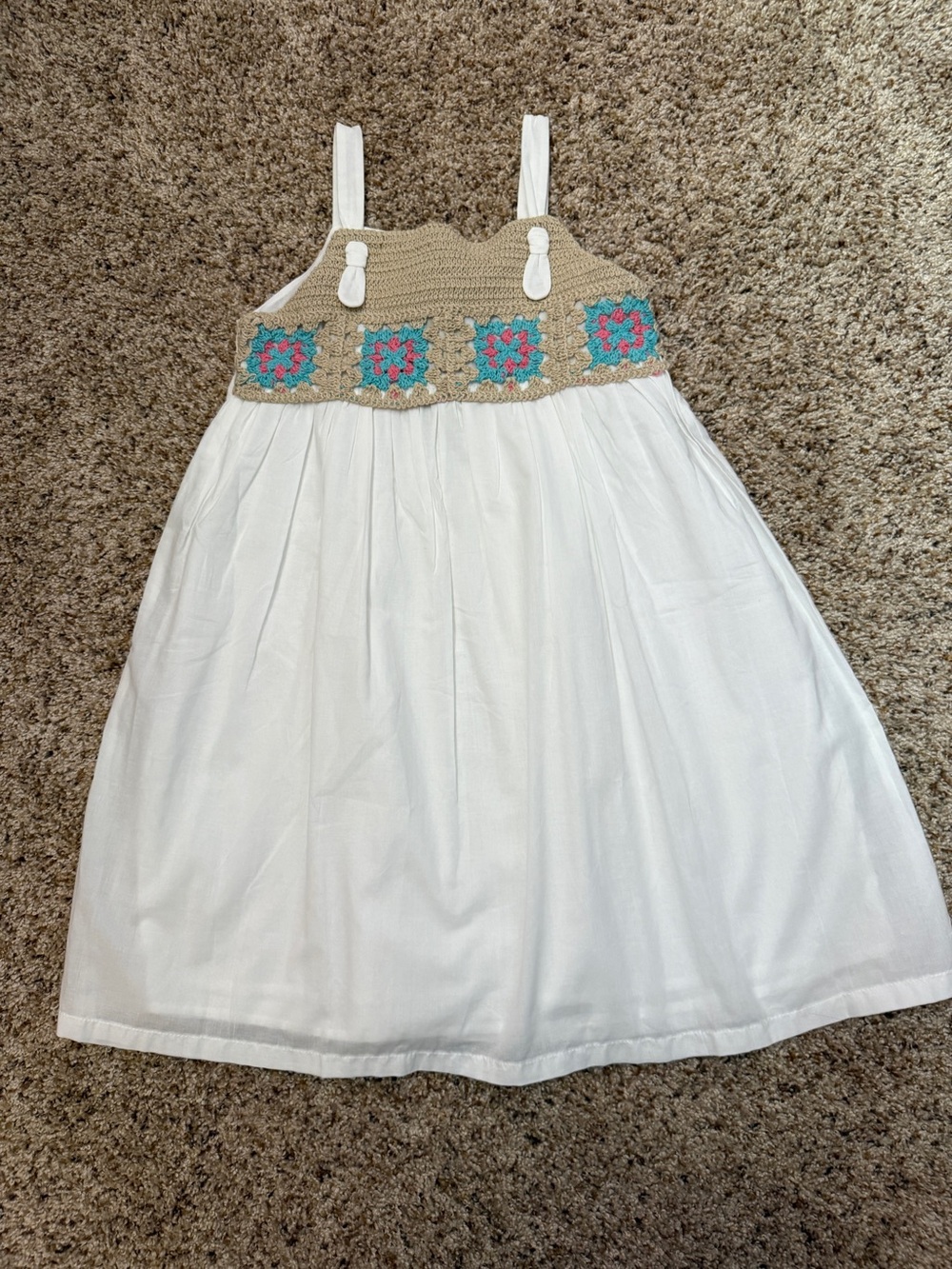 United Colors of Benetton girls crochet dress